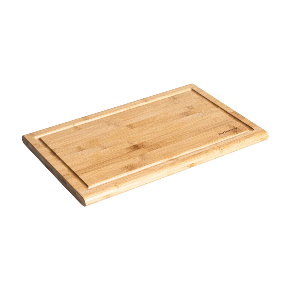 Bambus Schneidebrett mit Rille 43x28x2cm