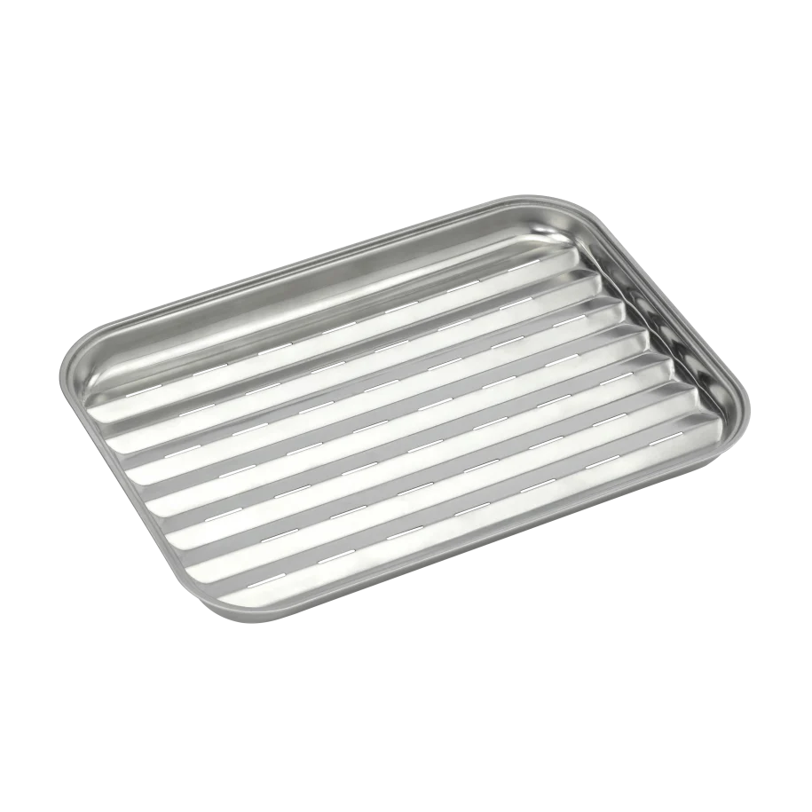 Wiederverwenbare Grillschale Edelstahl