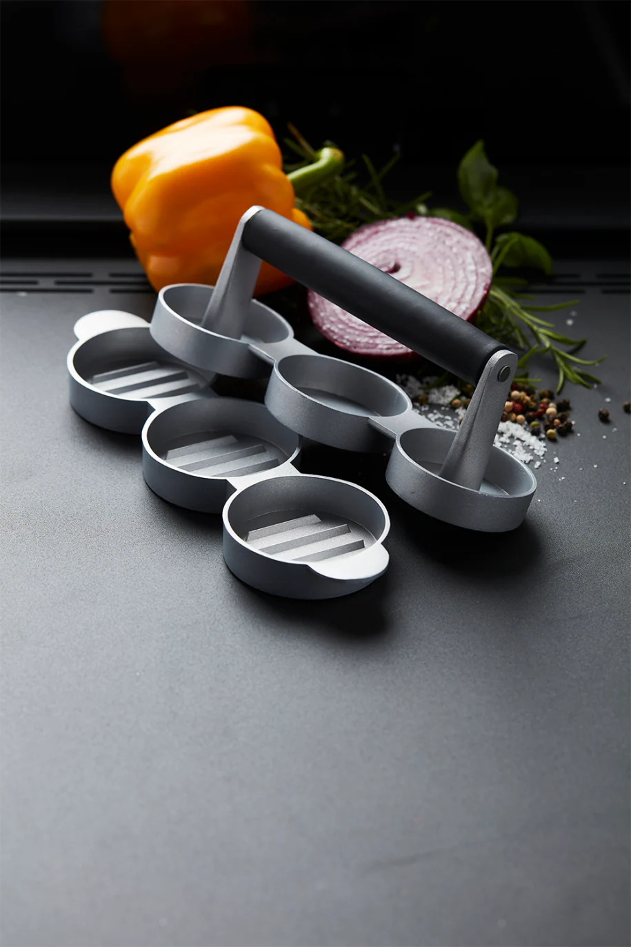 Mini Hamburgerpresse für 3 Burger - Image 7