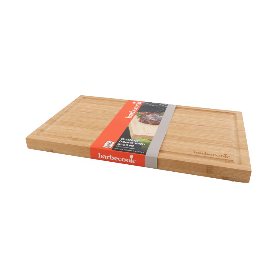 Schneidebrett aus Bambus mit Saftkanal 46.5x28x2.8cm FSC® - Image 9