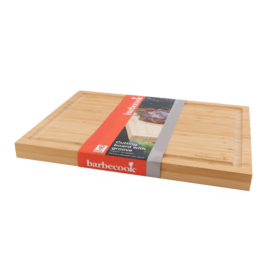 Schneidebrett aus Bambus mit Saftkanal 40x30x3cm FSC® - Image 9