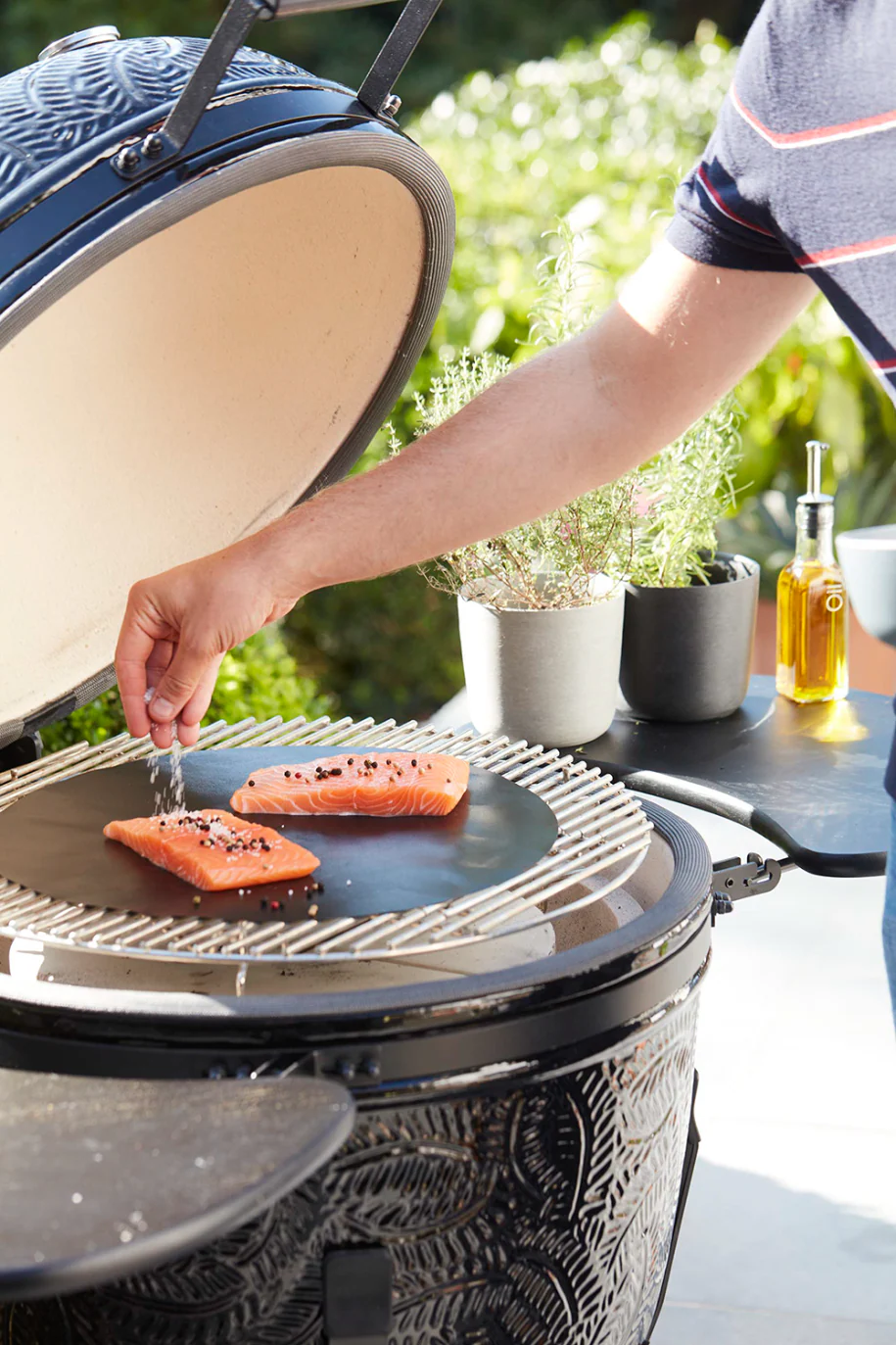 Satz von 2 Premium Grillmatten Schwarz Ø 32cm - Image 4