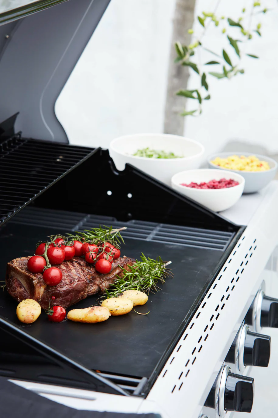 Satz von 2 Premium Grillmatten Schwarz 40x33cm - Image 7