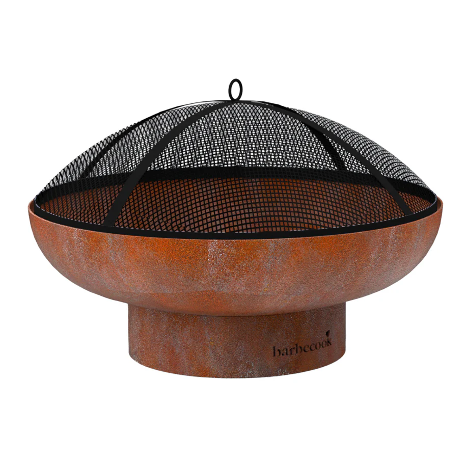 Funken-Schirm aus Stahl schwarz 75cm - Image 10