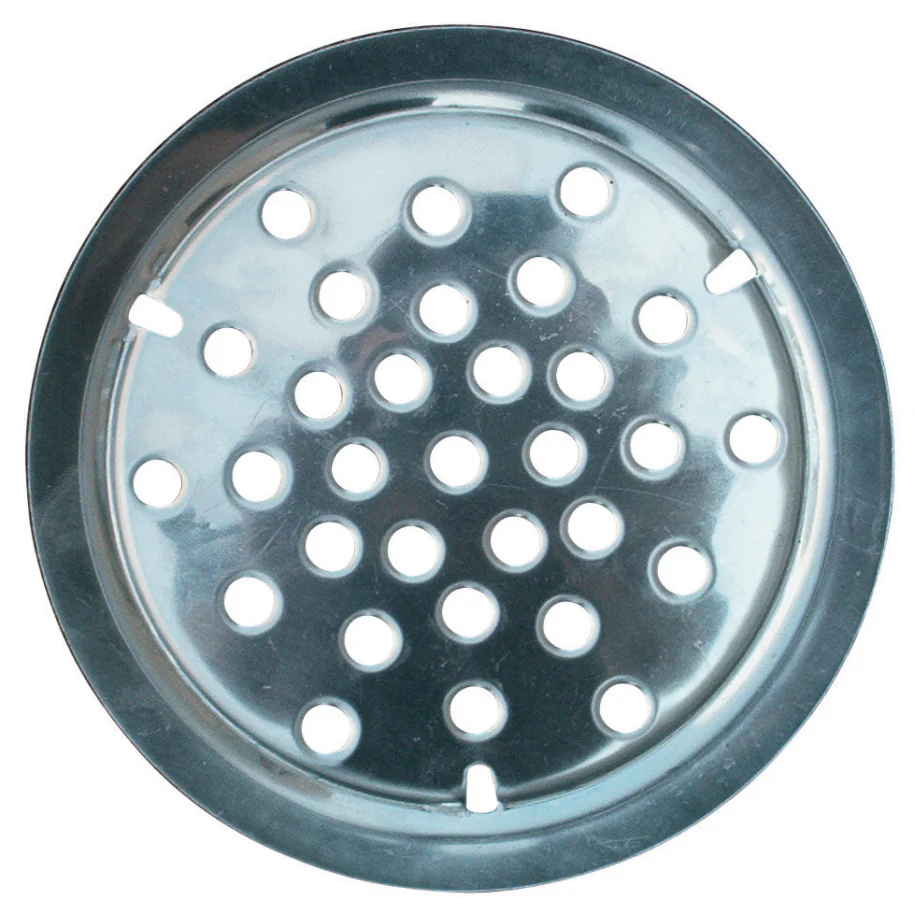 Bodengitter aus Edelstahl ø 18cm