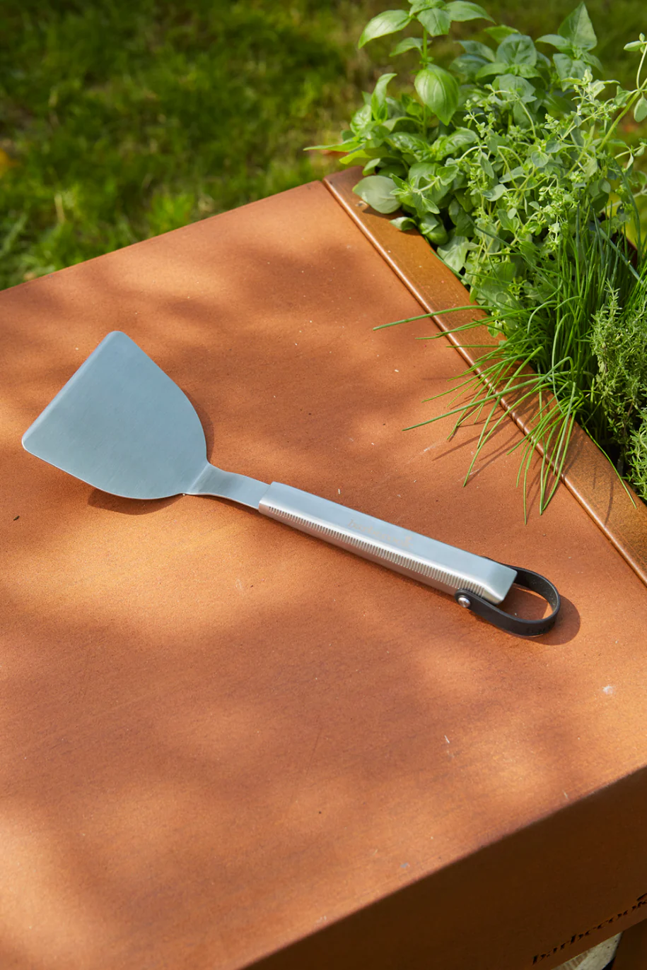 Premium Plancha-Spachtel aus rostfreiem Stahl 33cm - Image 4