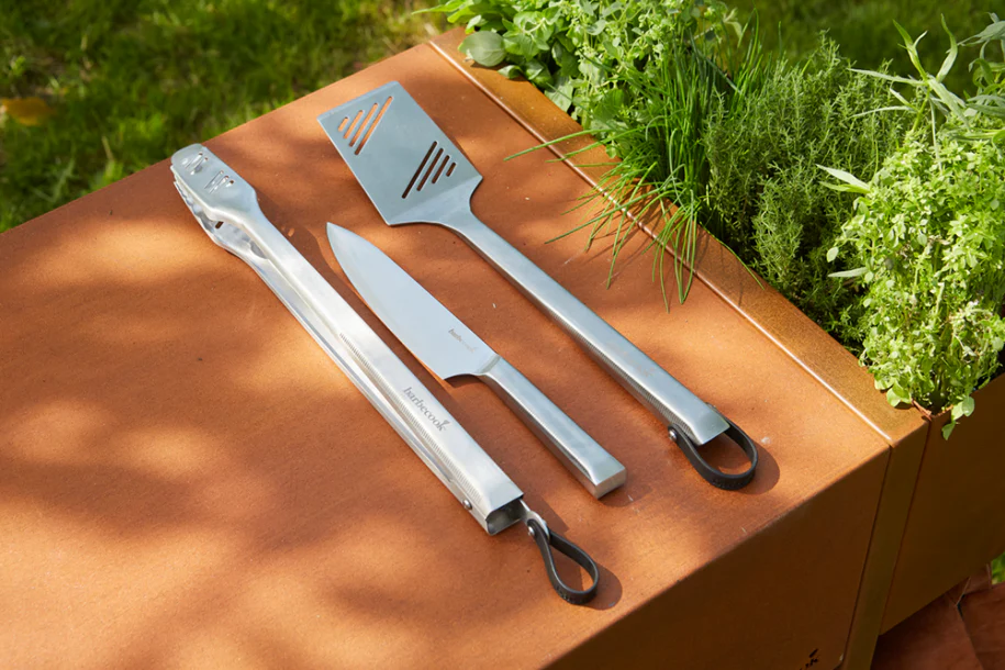 Premium Set mit Kochmesser, Pfannenwender und Zange - Image 3